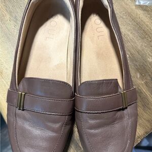 Naturalizer Brown Leather Slip-Ons